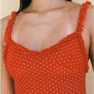 Dress Forum Red Polka Dot Mini Dress